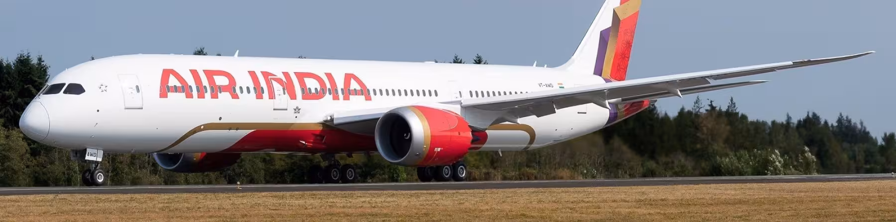 Air India aircraft taxing